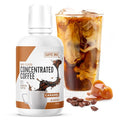 Coffee Snax Cold Brew Coffee Concentrate Caramel Coffee Concentrate with No Added Sugar (Bulk 96 Servings Bottle Caramel)