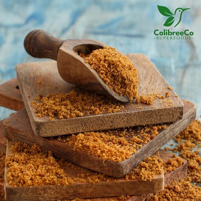 Colibreeco Organic Coconut Sugar 1 Pound (Pack of 4): Perfect for Sweetening Drinks &amp Recipes | Low Glycemic Sugar Substitute USDA Organic | Unprocessed &amp Chemical-Free | Powdered Coconut P