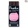 Pascha Organic Chocolate Bars Gluten Free Non GMO 2.82 Oz Pack of 10 Sugar Free Dark 100% Cacao with Cocoa Nibs