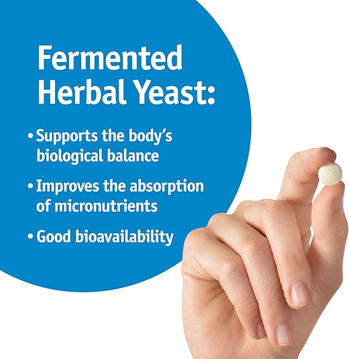 Strath Nutritional Yeast Tablets - Vegetarian Lactose Free Artificial Additive Free - Digestive Support Nutrient Absorption - Unflavored Daily Supplement - Prebiotic and Postbiotic