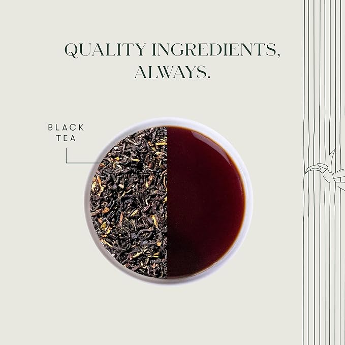 Luxmi Estates Tale of Two Estates Organic English Breakfast Tea (50 Tea Bags) Caffeinated Tea Bags For A Morning Boost and Natural Energy With Certified Organic Darjeeling &amp Assam Black Tea