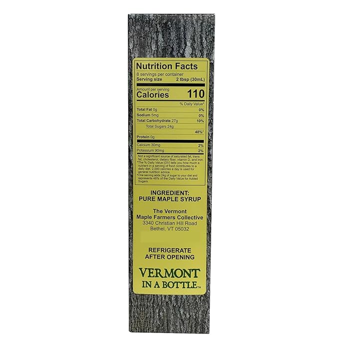 Vermont Maple Syrup Pure Small-Batch Handcrafted on Small Family Farms by MAPLE FARMERS 8.5 oz Glass Bottle with Decorative Metal Sap Bucket Golden Amber Dark &amp Very Dark (Very Dark &amp