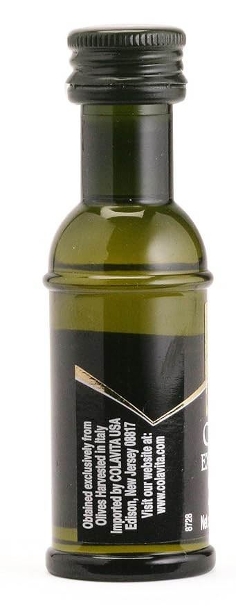 Colavita Premium Italian Extra Virgin Olive Oil Mini Bottles 0.85 fl. oz. (Pack of 240)