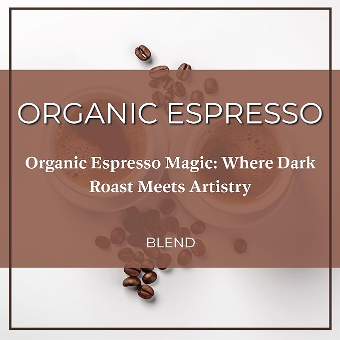 San Diego Coffee Organic Espresso Dark Roast Ground Coffee 16-Ounce Bags (Pack of 2) Café molido tostado