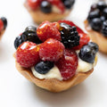 Crumble Crate - Mini Fruit Tarts with Vanilla Pastry Cream DIY Baking Set/Kit. All pre-measured ingredients and essential baking tools Gift Idea Baking Gift Sets