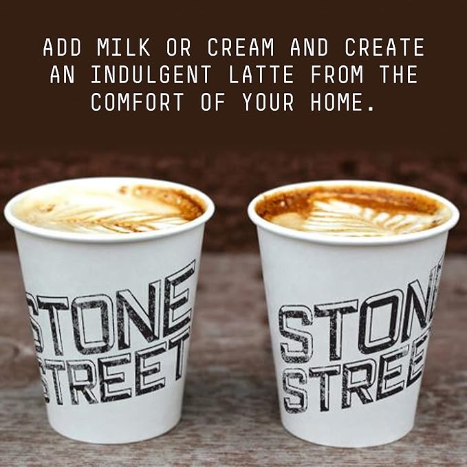 Stone Street Gourmet Coffee Dark Roast Ground 2 LB Bag Bold 100% Arabica Blend …