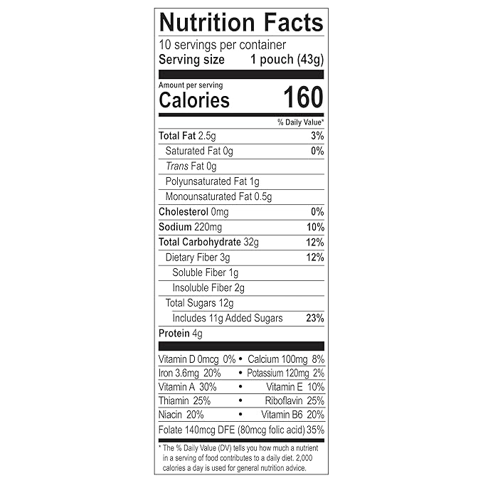 Better Oats Thick &amp Hearty Instant Oatmeal Packets Blueberry Muffin Flavor with Flax Seeds and Whole Grains Quick-Cooking Breakfast Kosher 15.1 oz Box (Pack of 1)