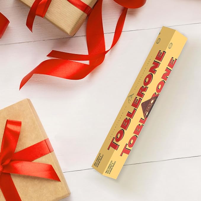 TOBLERONE Milk Chocolate Bar with Honey and Almond Nougat Valentines Day Chocolate Candy 20 - 3.52 oz Bars