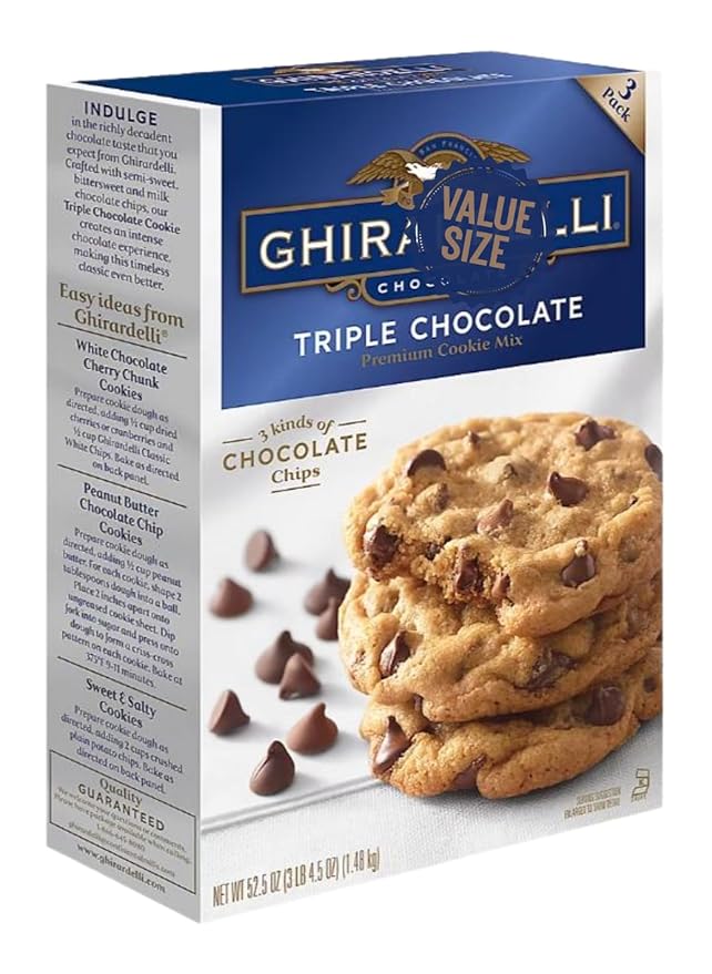 Triple Chocolate Cookie Mix 3 pk.