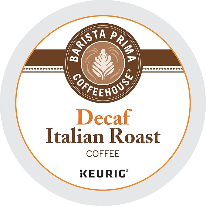 Barista Prima Coffeehouse Italian Roast Decaf Keurig Single Serve K-Cup Pods 96 count