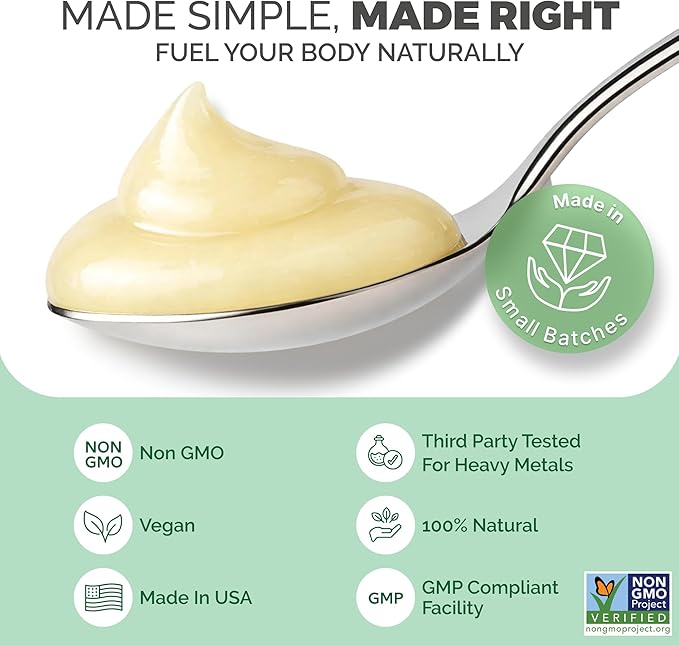 Wildcrafted Irish Sea Moss Gel | Made in USA | Rich in Vitamins &amp Minerals | Sea Moss Gel Raw | Nutritional Supplement (16 oz) (Unflavored)
