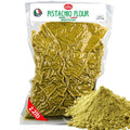 GUSTO ETNA Pistachio Flour Sicilian Fine Chopped Pistachio Flour Ground Powder Gluten Free Flour Non Gmo Vegan Product of Bronte Sicily From Italy 2.2 Lb (1 kg)