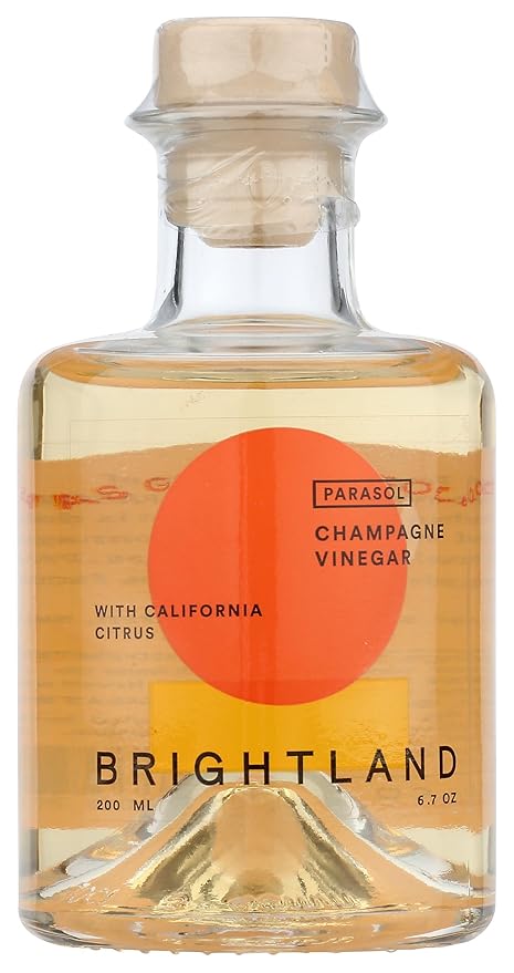 Brightland Vinegar Citrus Champagne Parasol 6.7 Ounce