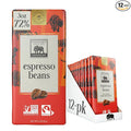 Endangered Species Dark Chocolate Bar with Espresso Beans (72% cocoa)