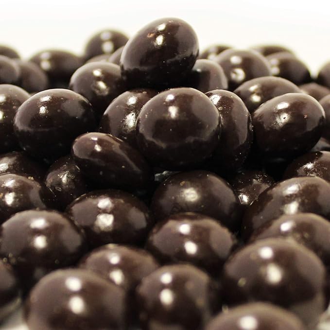 Sugar Free Dark Chocolate Covered Espresso Beans by Its Delish 8 Oz (Half Pound) Kosher Parve and Vegan Semisweet Chocolate