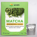 Satoen Authentic Japanese Ceremonial Grade Matcha Powder 1.76oz (50g) - Ceremonial Grade Green Tea Powder from Spring First Harvest - Made in Japan for Matcha Usucha Straight or Latte