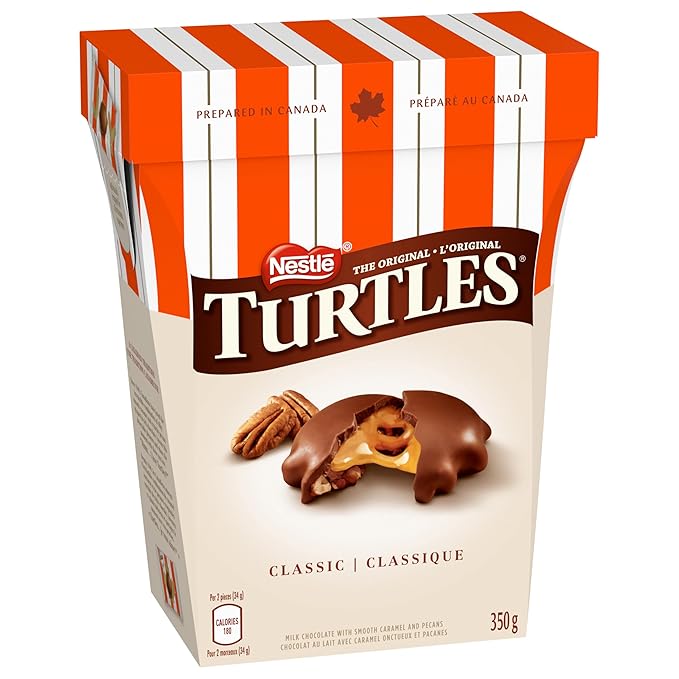 Nestle the Original Turtles 100% Pecan 350g/12.34oz Box {Imported from Canada}