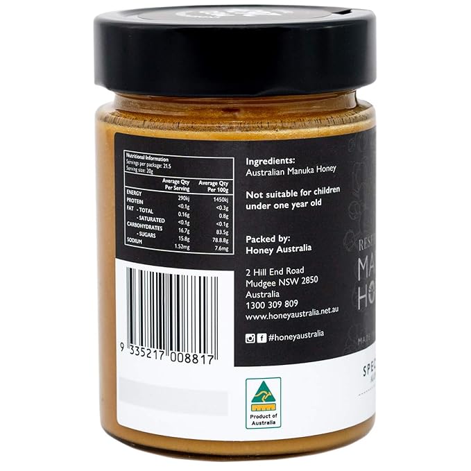 Reserve Range Premium Manuka Honey - Enjoy The Pure Taste Wholesome Benefits Of Raw Manuka Honey Sourced By Specialist Beekeepers 14.5 Fl Oz (430 g)