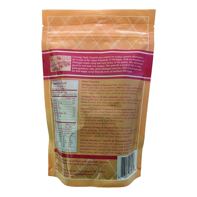 Apricot Blueberry Coconut &amp Macadamia Nut Granola (2 Pack)
