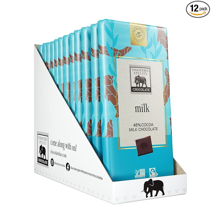 Endangered Species Milk Chocolate Bar (48% cocoa)