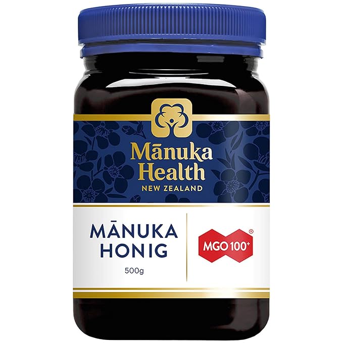 Manuka Health UMF 6+/MGO 115+ Manuka Honey (500g/17.6oz) Superfood Authentic Raw Honey from New Zealand