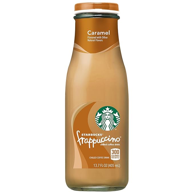 Starbucks Frappuccino Coffee Drink Caramel 13.7 fl oz Bottles (12 Pack)