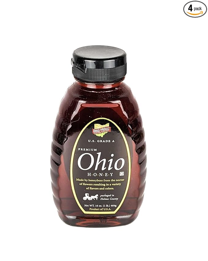 Ohio Honey 16 oz (Pack of 4)