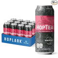 HOPLARK Sparkling HopTea – THE MILE HIGH-BISCUS ONE 16fl oz Tall Cans (Pack of 12) – Hibiscus Tea with Lemondrop and Cashmere Hops – Unsweetened – Antioxidants – Polypohenols – Zero Calorie – Caffein