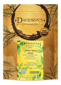 Davidson's Tea Organic White Spiced Peach 16-Ounce Bag