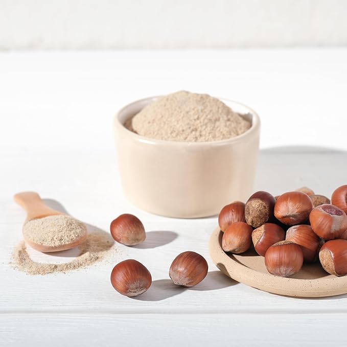 Yupik Hazelnut Meal 2.2 lb (35.2 oz) Pack of 6 Kosher Gluten-Free Vegan Filberts Raw Hazelnut Flour Nut Powder Unsalted Unroasted Oil-Free Source of Fiber &amp Iron For Baking &amp Cook