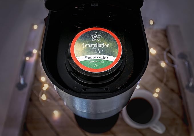 Constellation Tea Peppermint Herbal Tea Pods Compatible with K Cup Brewers Including 2.0 40 Count