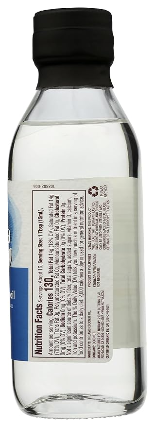 Nutiva Oil Coconut Organic 8 Fl Oz