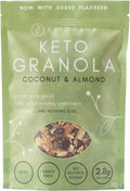 Keto Hana Coconut &amp Almond Original Butter Keto Granola Breakfast Cereal with just 1.1g Net Carbs (300g) Low Carb High Protein Snack