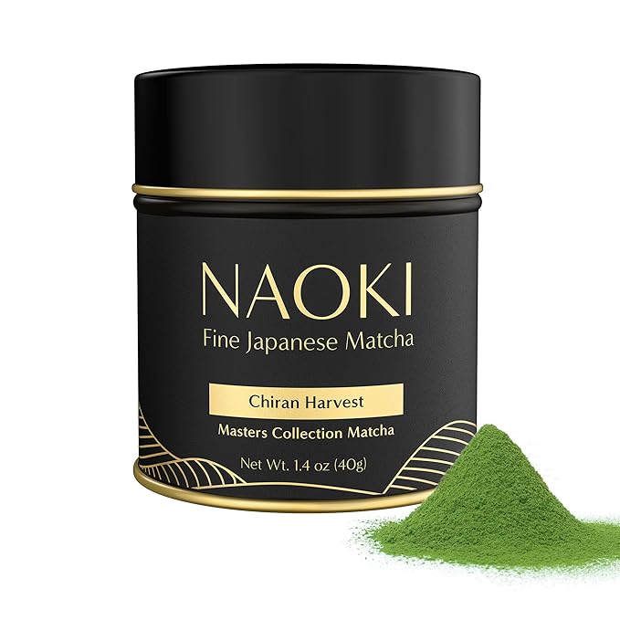 Naoki Matcha Chiran Harvest Masters Collection Matcha – Authentic Japanese Ceremonial Grade Matcha Green Tea Powder from Kagoshima Japan (40g / 1.4oz)