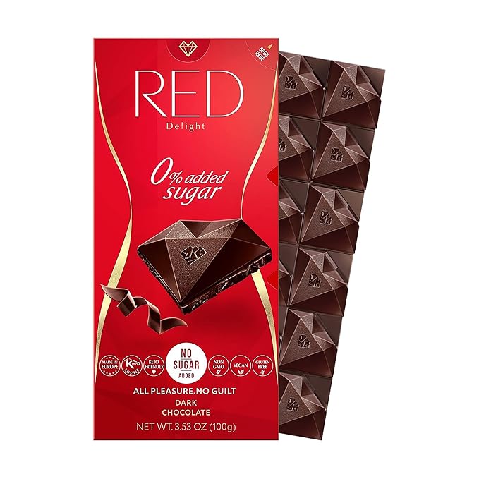 RED Delight®™ Dark Chocolate Full Size Bars (3.53 Ounces Each) (11 Pack -Full Size (3.53 Ounce) Bars)