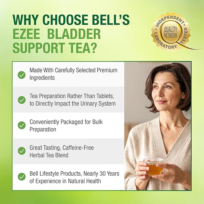 Bell Bladder Control Tea for Women™ - A Special Herbal Tea to Help Support Healthy Urinary Balance and Control - Kidney Tea