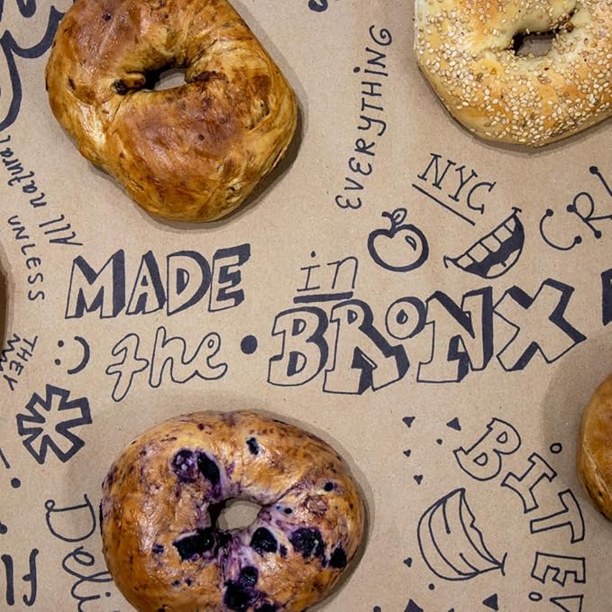 Just Bagels Pumpernickel Bagels - 8 Packs Of 6 Bagels Per Pack - 48 Total Non-GMO