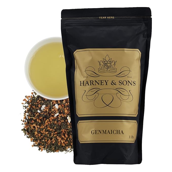 Harney &amp Sons Genmaicha Tea 16 oz loose leaf