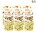 6 PACKS ORGANIC ITALIAN SEMI WHOLE DURUM WHEAT CASERECCE PASTA – Sicilian Ancient Grain Russello Vegan Pasta Crafted in Italy. LOW-GLUTEN INDEX. Has 6X More Fiber and Protein than Popular Grains