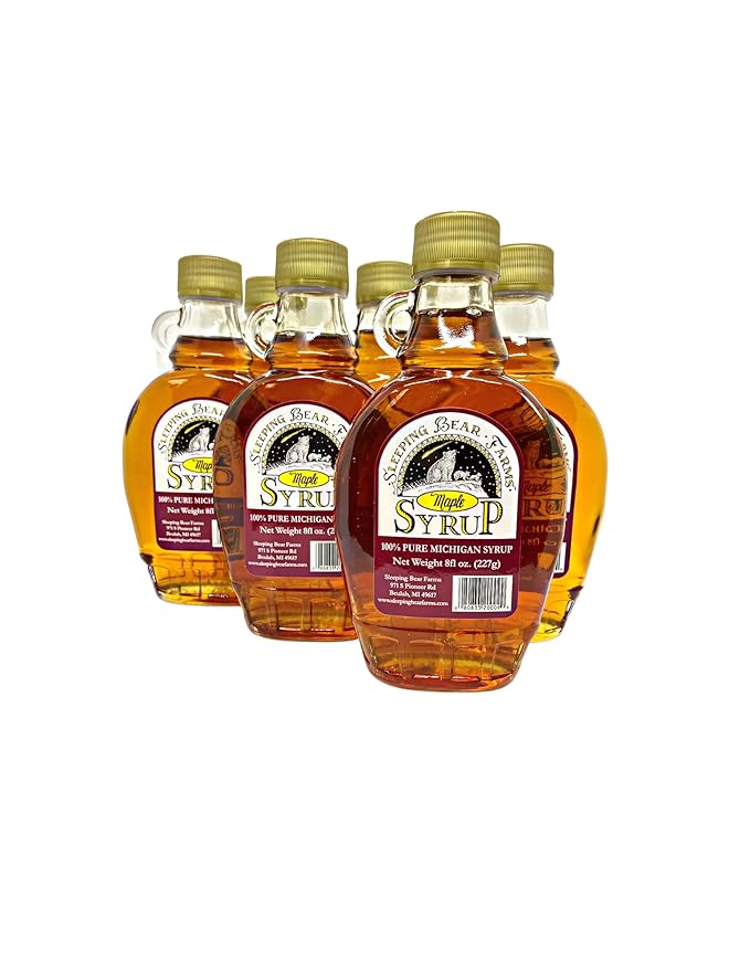 All Natural 100% Bulk Pure Maple Syrup Grade B Gourmet Pack in Glass Jar - Case of 12 Wholesale