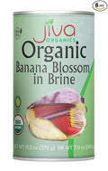 Jiva Organic Banana Blossoms 14 Ounce (Pack of 6) - BPA Free Gluten Free - Delicious Meatless Alternative