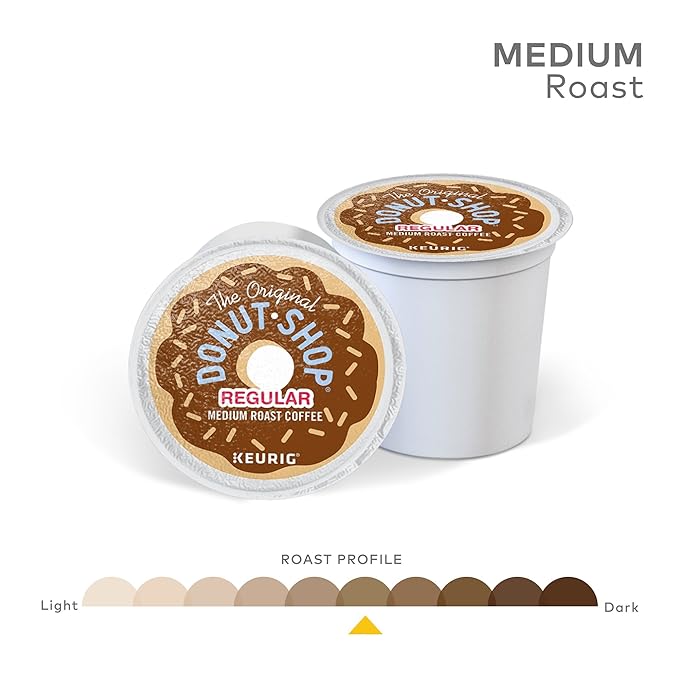 The Original Donut Shop Keurig Single-Serve K-Cup Pods Medium Roast Coffee 72 Count