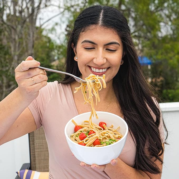 Cauliflower Linguini | Grain-Free Gluten-Free Kosher | Fresh Pasta | Cooks in Just 3 Minutes | Taste Republic | Frozen | 9oz (Pack of 6)