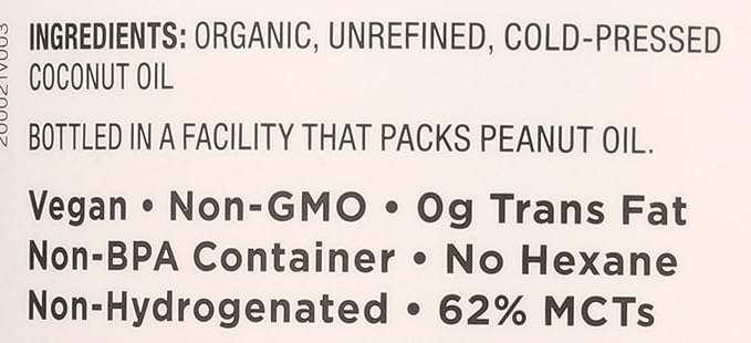 Nutiva Coconut Oil Organic Extra Virgin 54 Oz