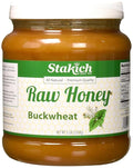 Stakich Buckwheat Antioxidant Raw Honey - Pure Unprocessed Unheated Kosher (5 Pound)