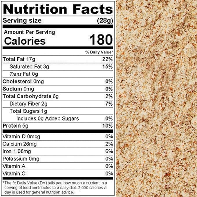 Presto Sales Almonds Fresh Natural Unblanched fine Flour / Meal healthy Raw 80 oz. | KETO and PALEO friendly Vegan Alternative Premium Quality Skin on Delicious | #1 Diet Low Carb Protein Whe