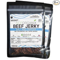 Ace Organix Brisket Beef Jerky Salt &amp Pepper – Classic Dry Style Jerky – Premium High Protein Snack – Clean Ingredients No Added Nitrates – Made in USA (2 Pack)