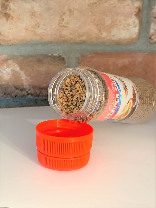 3 Packs - Black Pepper Salt - Muoi Tieu Den - 3.5 Oz