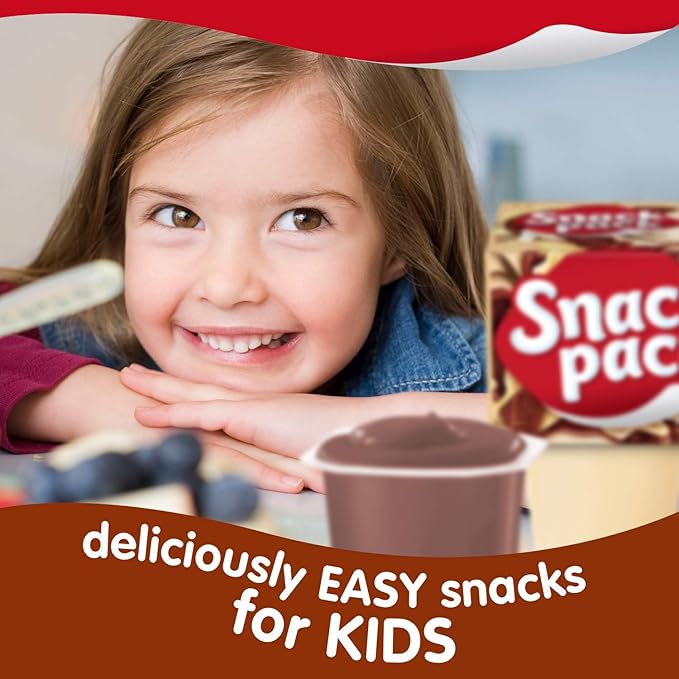 Snack Pack Chocolate and Vanilla Pudding Cups Family Pack 12 Count 6 Pack