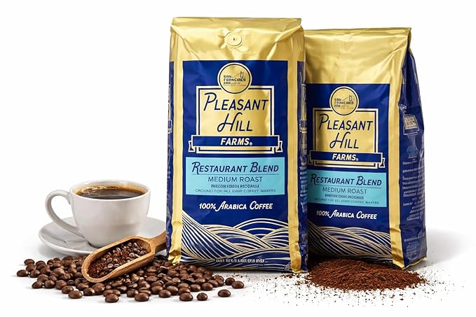 Pleasant Hill Farms Arabica Ground Coffee 5 lb 2-pack